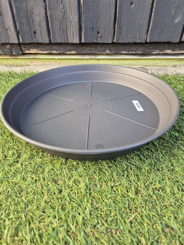 Soucoupe plastique gris diamètre 30cm