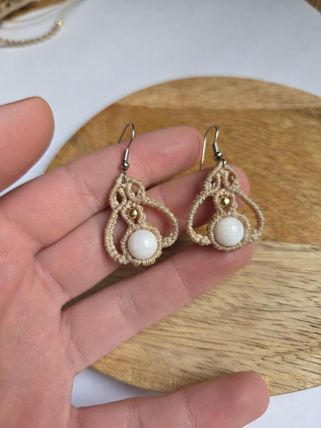 Boucle d'oreille Séléné