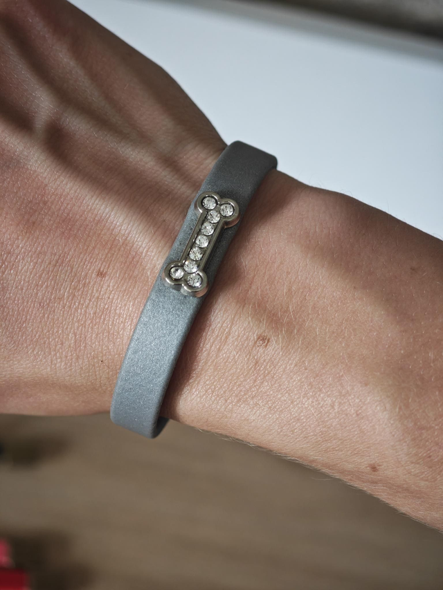 Bracelet biothane 9mm de largeur + décoration