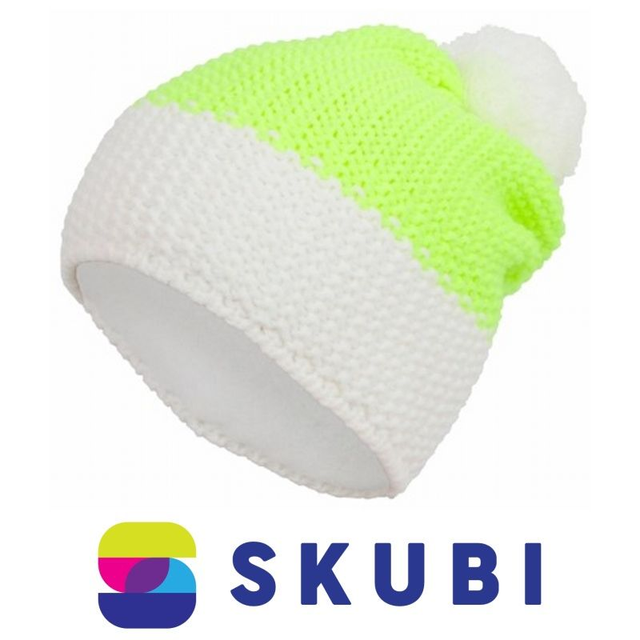Polar Fashion W264A - Teplá neonová zimní čepice pletená módní a pohodlná 