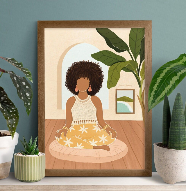 Méditation ~ Affiche poster