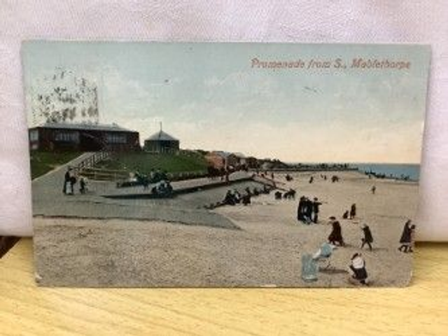 Mablethorpe, Promenade from South, Lincolnshire, Posted 1910 Valentine's Series Antique Postcard Our Ref No R370 £2.50 