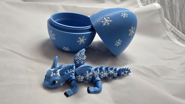 Oeuf + Dragon des neiges