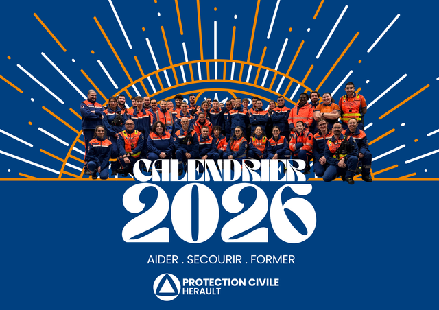 Calendrier 2026 : Protection Civile de l'Hérault