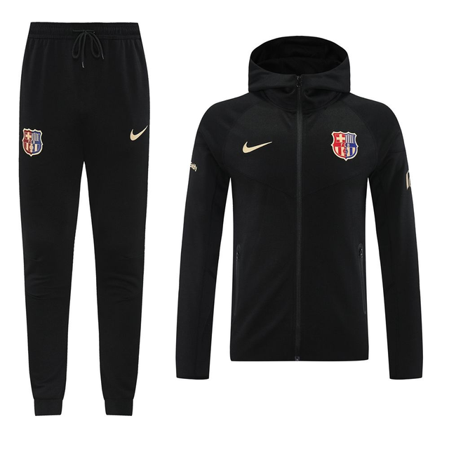 Chándal F.C Barcelona  (Negro) Escudo color 24-25 
