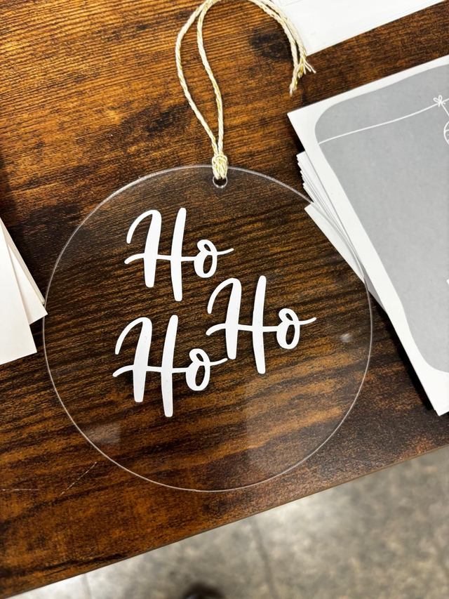 Acrylanhänger Weihnachten 