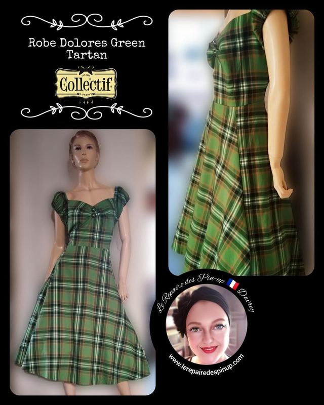 Robe Collectif Green Tartan T46