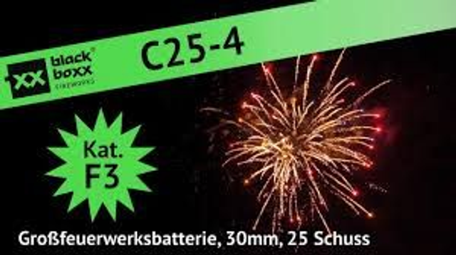 C 25-4  F3 !!!Nur für Erlaubnisscheininhaber!!! - BLACKBOXX