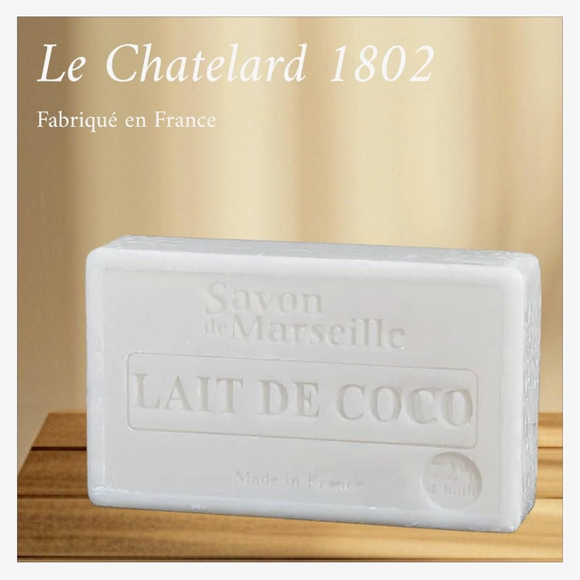 Savon "Lait de coco" 100 gr Le Chatelard 1802