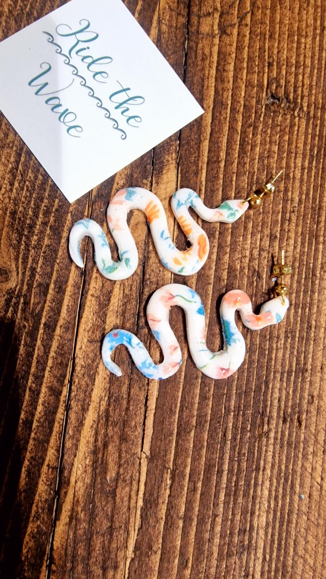 Floral Snake dangles