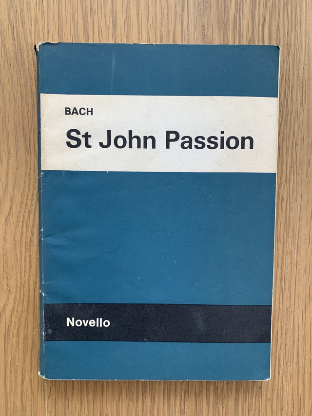 Bach St.John Passion Novello