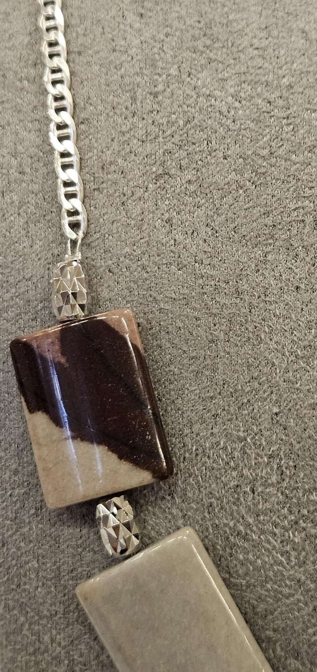 Artistic Jasper necklace 