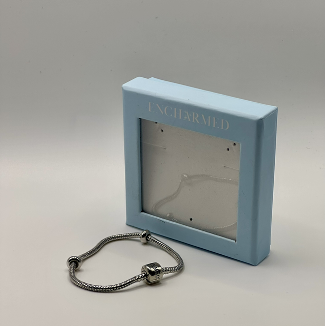 7.5 Inch 19cm Encharmed Snake Chain Bracelet