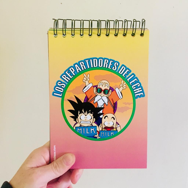 Croquera A5 hojas blancas DB Los repartidores de leche 