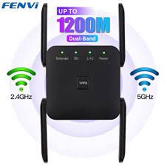 5ghz ac1200 wifi repeater 1200mbps router schwarz wifi extender verstärker 2,4g 5ghz wifi signal booster langstrecken netzwerk