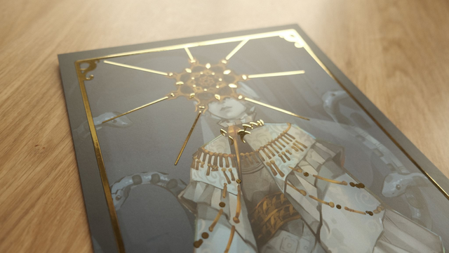 Illustration Gold Gwyndolin Dark Souls