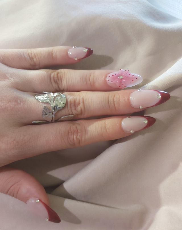 Bague couronne fleur 