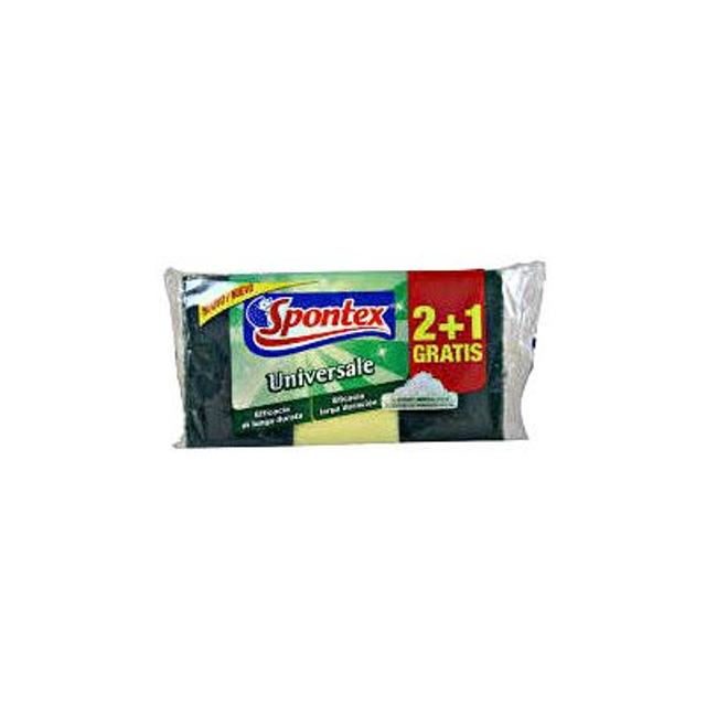 SPONTEX SPUGNE ANTIBATTERICHE/2+1PZ