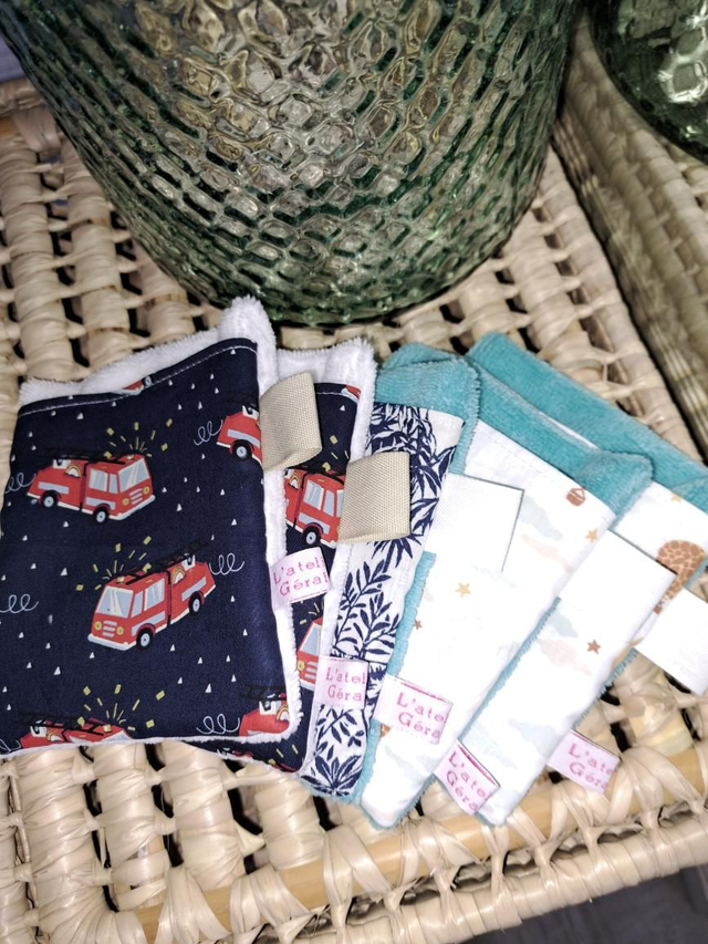 Débarbouillettes à l'unite