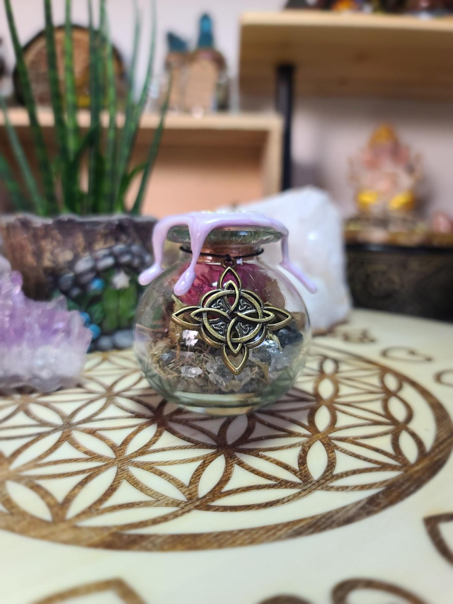 Fiole magique protection ✨️ Spell Jar Ronde