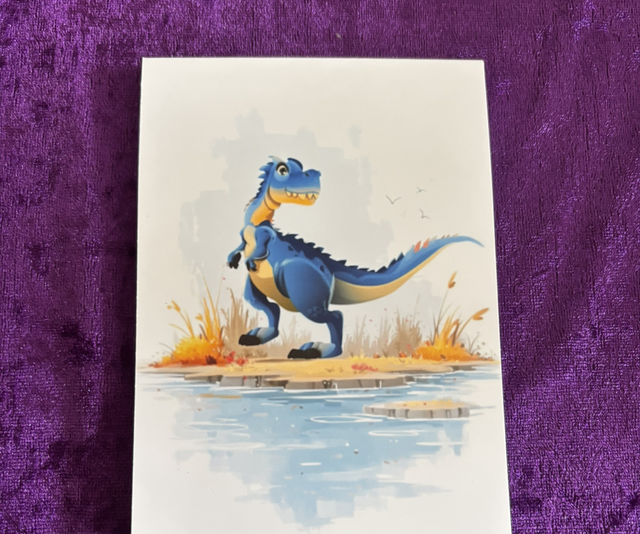 Plain Note Pad - Carnotaurus 