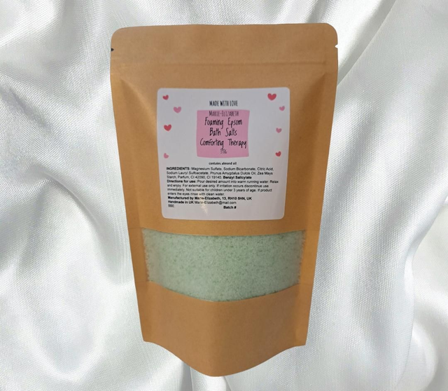 Foaming Epsom Bath Salts Comforting Therapy