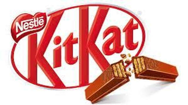 Barre de chocolat kitkat