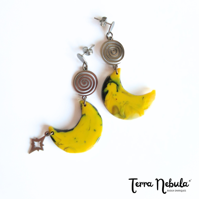 Boucles d&#039;oreilles Séléné | BO001