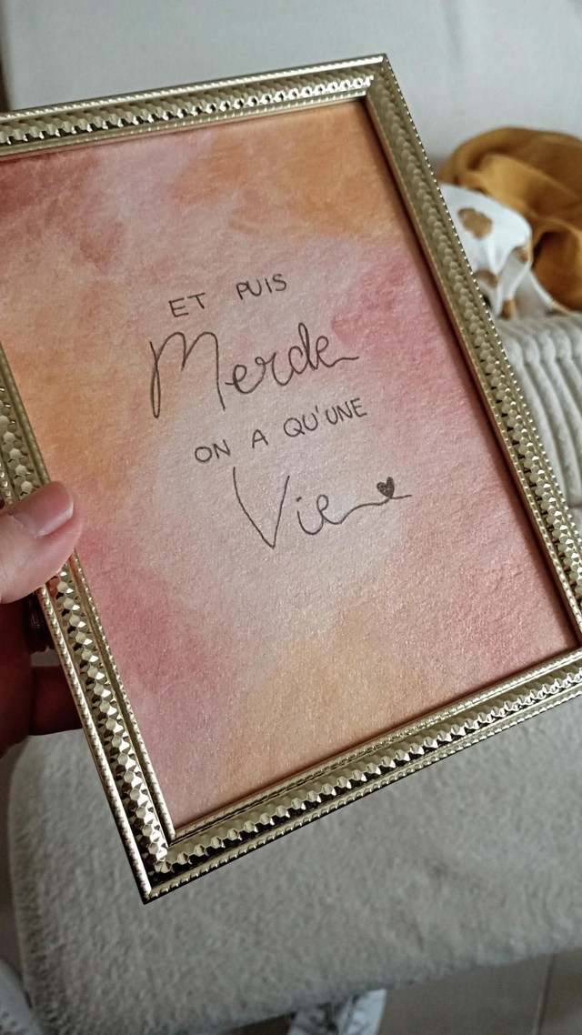 Affiche brillante - Vie