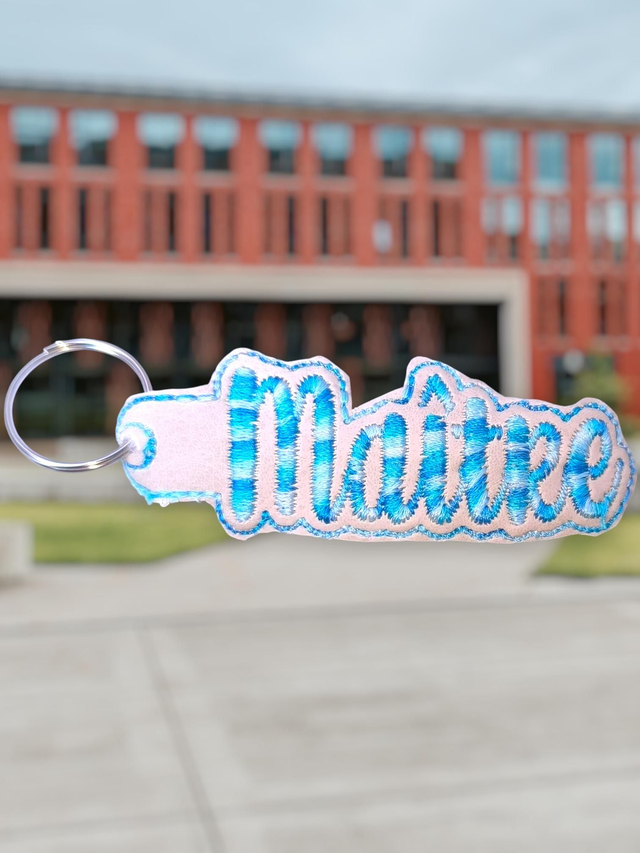 Porte clef maître bleu 