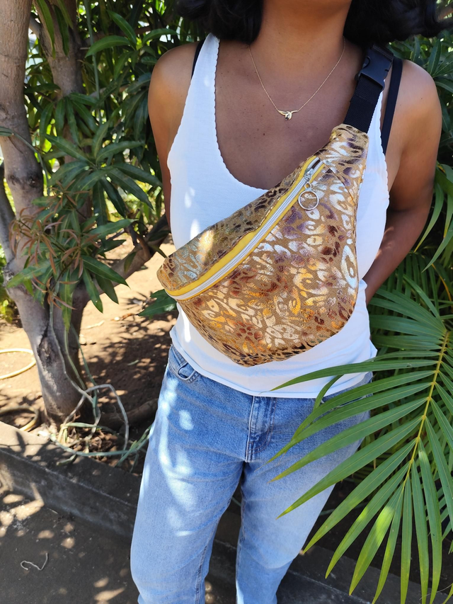 Sac banane XL léopard 