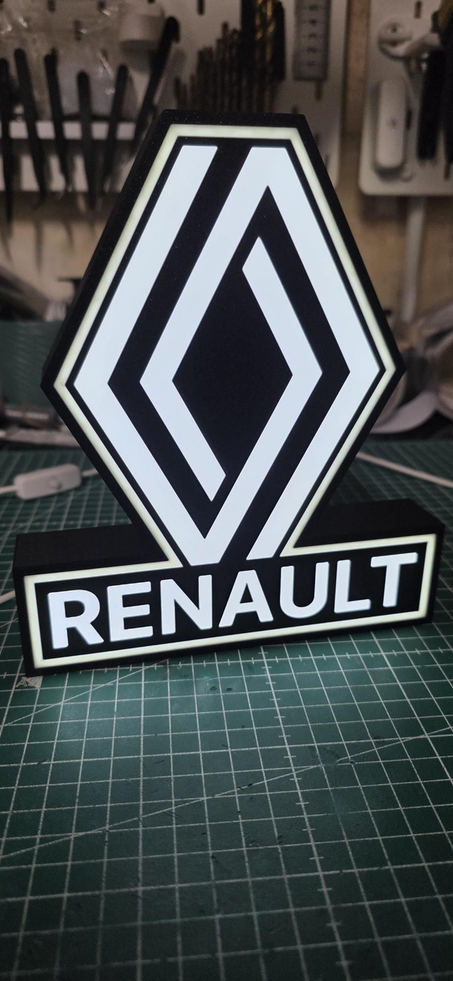 Lampe Renault texte