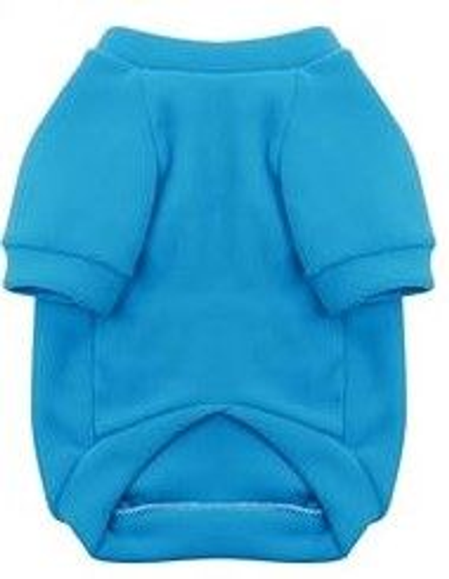 HuaLiSiJi sweat pull polaire chien bleu clair T XL