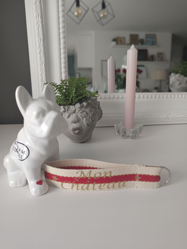 Porte-Clés dragonne "Mon Château"