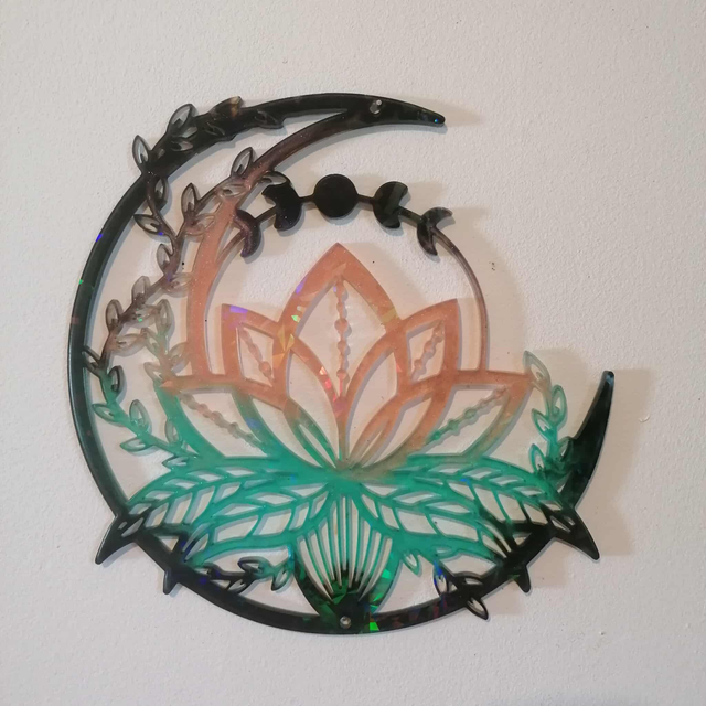 Décoration murale &quot; Fleur de lotus&quot;