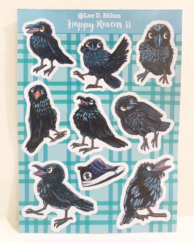Stickersheet "Happy Ravens 2" 