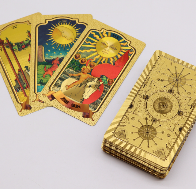 Golden Tarot Cards