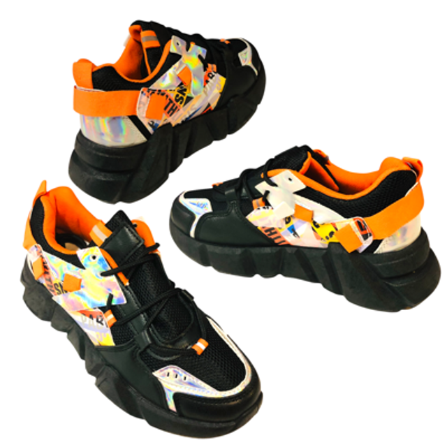 Tennis / R09 / Black-Orange