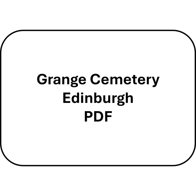 Grange Cemetery, Edinburgh (PDF)