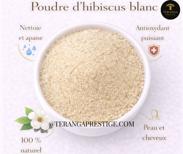 Poudre d’Hibiscus Blanc