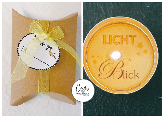 1er Teelicht - Licht Blick