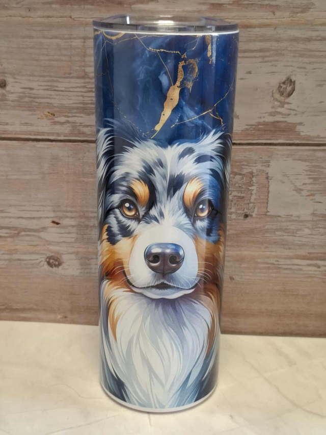 Gourde Canette berger australien