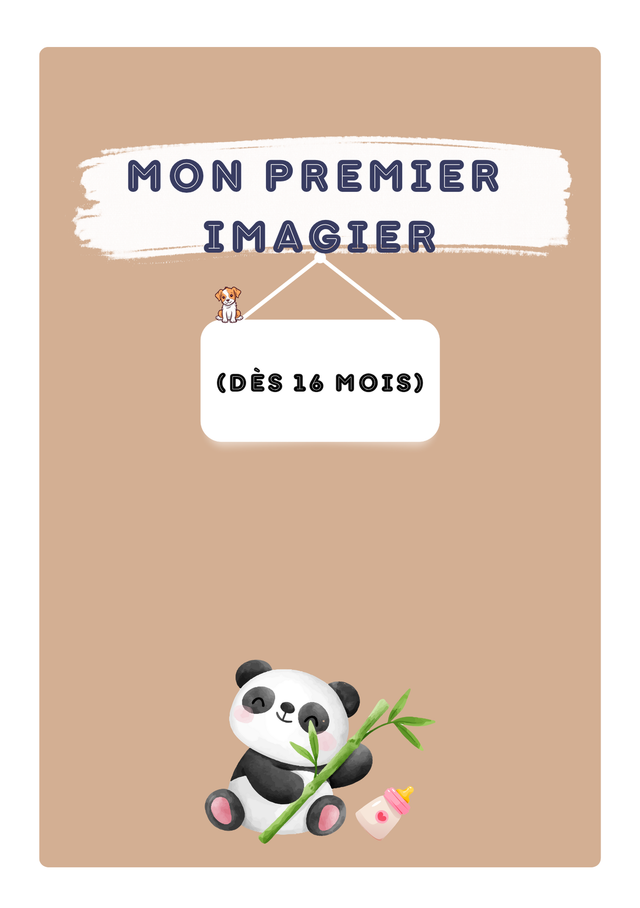 Livret Imagier dès 16 mois 