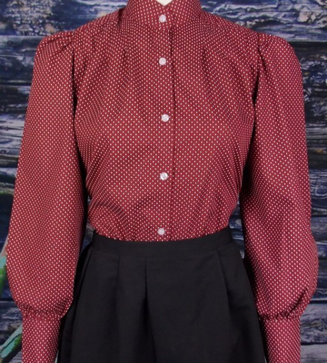 Somerset Burgundy Print Blouse