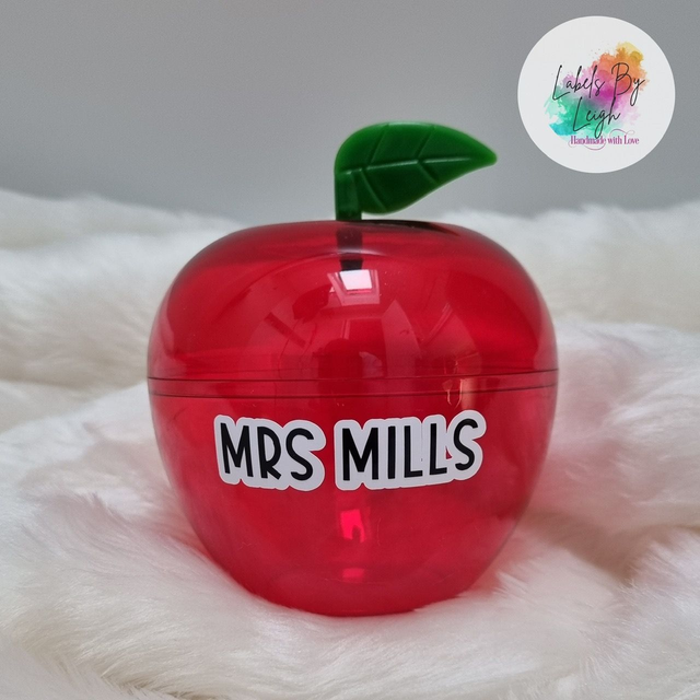 Personalised Teacher Apple Holder
