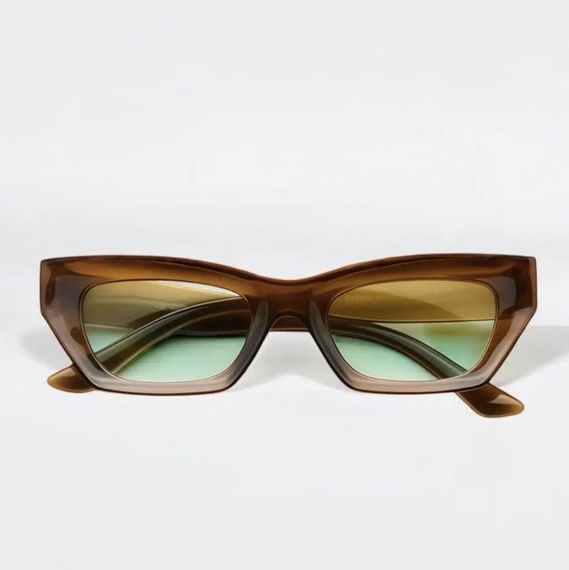 Sonnenbrille Y2K braun