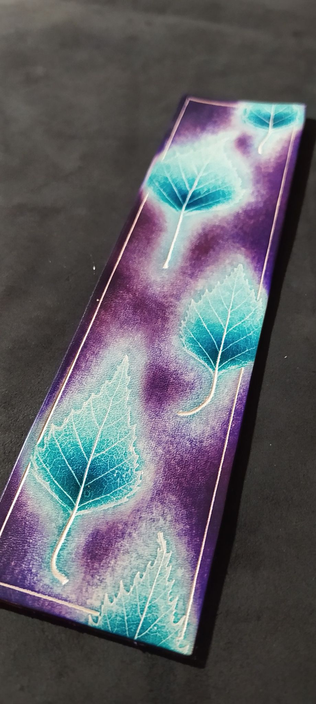 Marque page petites flammes