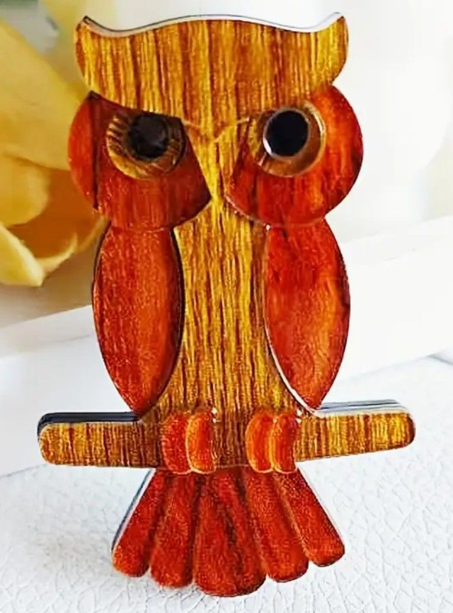Owl Brooch