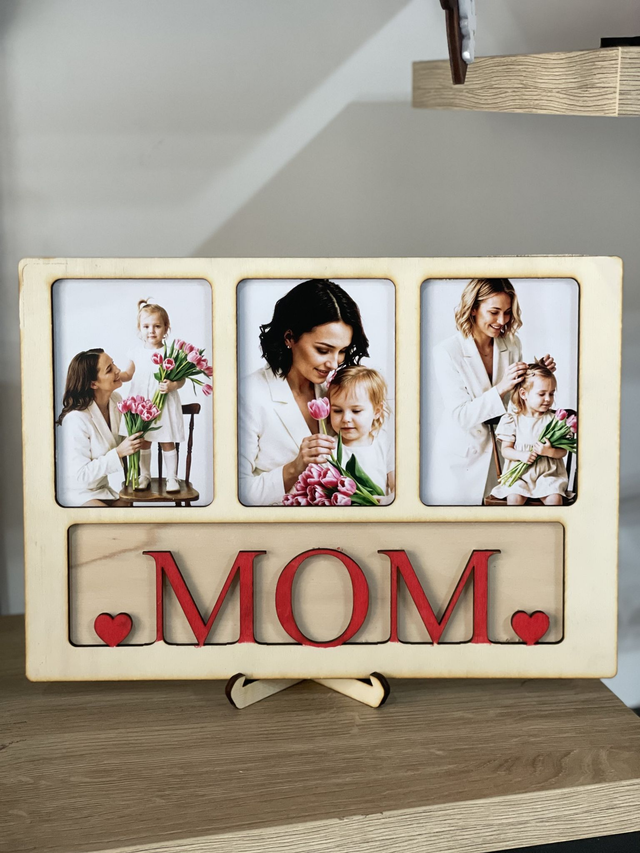 Cornice "Mom" porta foto