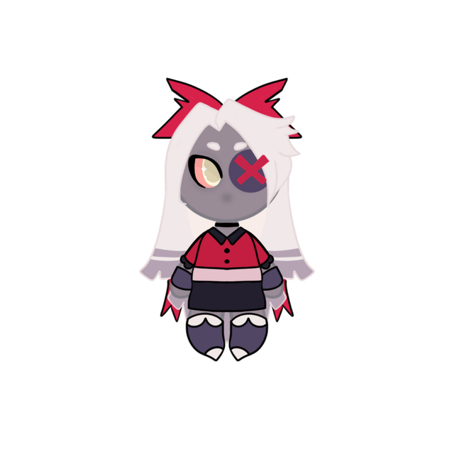 Hazbin Hotel Vaggie Chibi Sticker